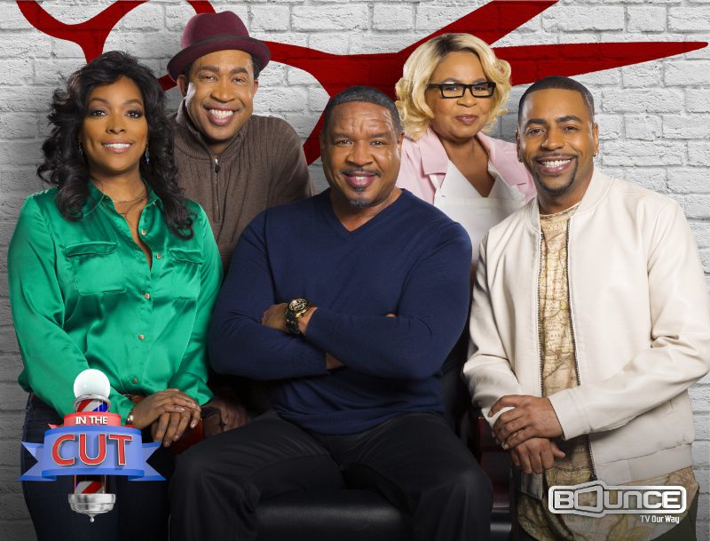 Kellita Smith (Left), who co-starred on The Bernie Mac Show, joins Dorien Wilson (Center) and the cast of the hit Bounce TV sitcom In The Cut for its second season. New episodes premiere Tuesday nights at 9:00 pm/ET, 8:00 pm/CT starting July 5. Bounce TV is the fastest-growing African-American network on television and airs on the broadcast signals of local television Radio Station s and corresponding cable carriage. Visit BounceTV.com for local channel information. (PRNewsFoto/Bounce TV)