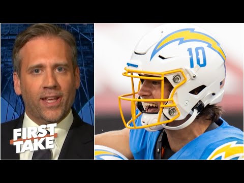 Max is impressed by Justin Herbert playing toe-to-toe with Brees & Brady this season | First Take