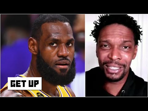 Chris Bosh reacts to the Lakers’ dominant Game 1 win against the Heat | Get Up