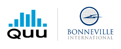 QUU AND BONNEVILLE INTERNATIONAL  SIGN MULTI-MARKET PARTNERSHIP