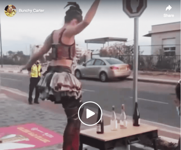 Woman Does Impossible Crate Challenge with Bottles (video)