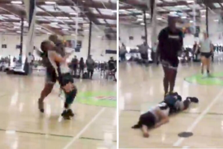 Caught On Camera: Teenage Girl Sucker-Punched During Basketball Game