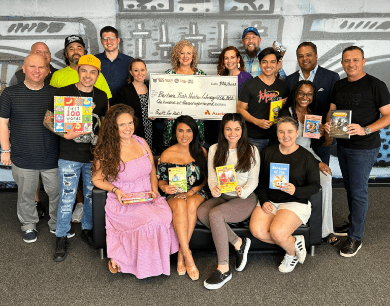 Audacy Houston Raises $100,000 for Youth Home Libraries