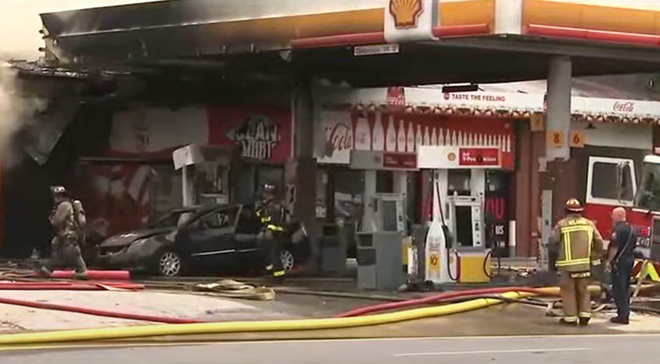 Motorcycle Fire Sparks Major Blaze at Atlanta Gas Station: The Full Story